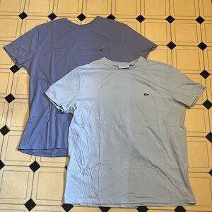 🐊 Lot of 2 Lacoste shirts size 6 (XL) EUC